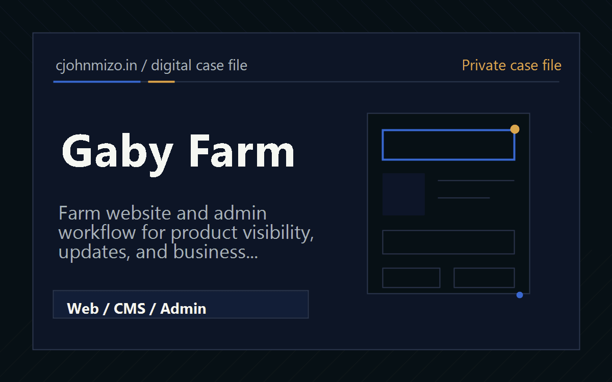 Gaby Farm website preview