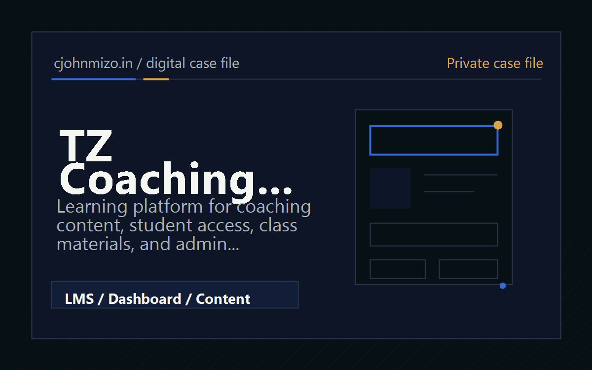 TZ Coaching LMS platform preview